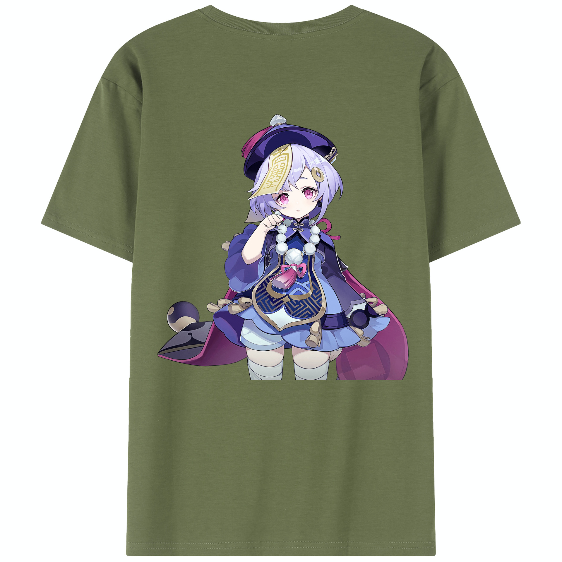 げんし神 七七 なな  genshin Nana 綿100％半袖Tシャツ（背面プリント）